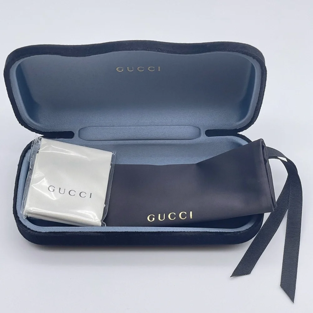 BRAND NEW GUCCI GG0714SA 001 Square Women Sunglasses - Picture 12 of 13